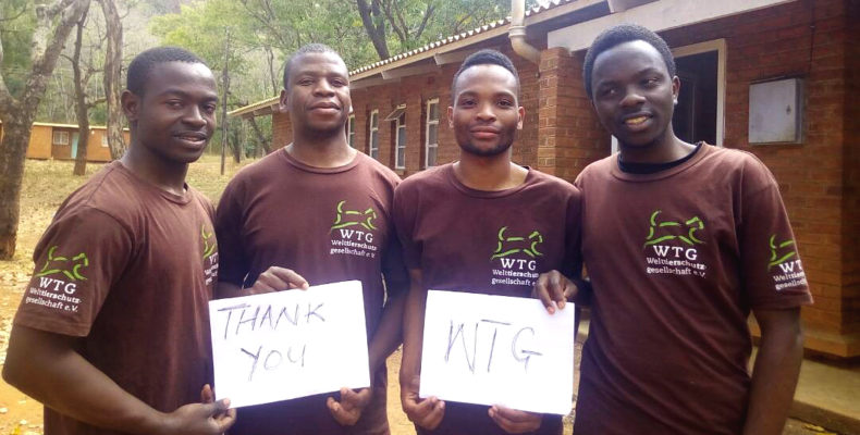 Thank you WTG! Stipendiaten bedanken sich bei der Welttierschutzgesellschaft